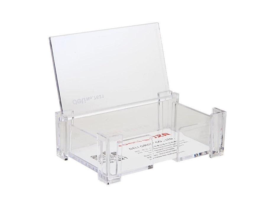 Deli Clear Acrylic Business Card Holder - Altimus