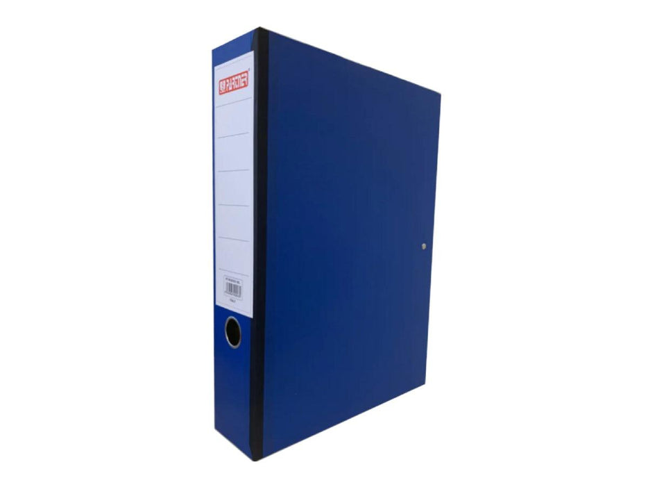 Partner Laminated Rigid Closed Box File F/S Blue - Altimus