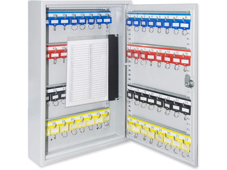 Metal Key Cabinet-64 Keys Capacity (FSKCTS64) - Altimus