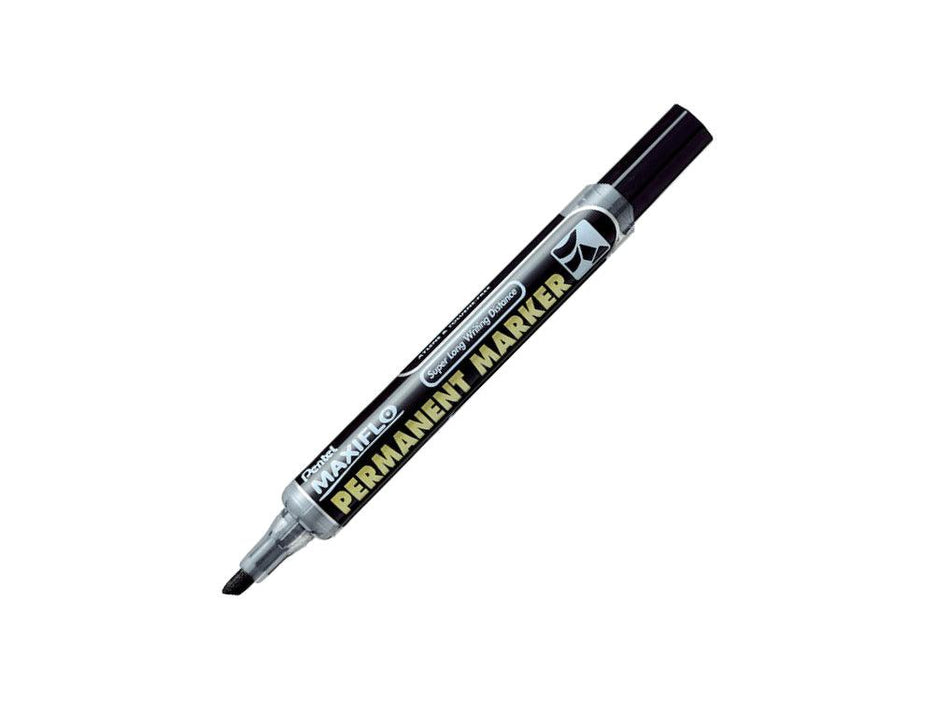 Pentel NLF60 Maxiflo Permanent Marker - Black, (Pack of 12) - Altimus