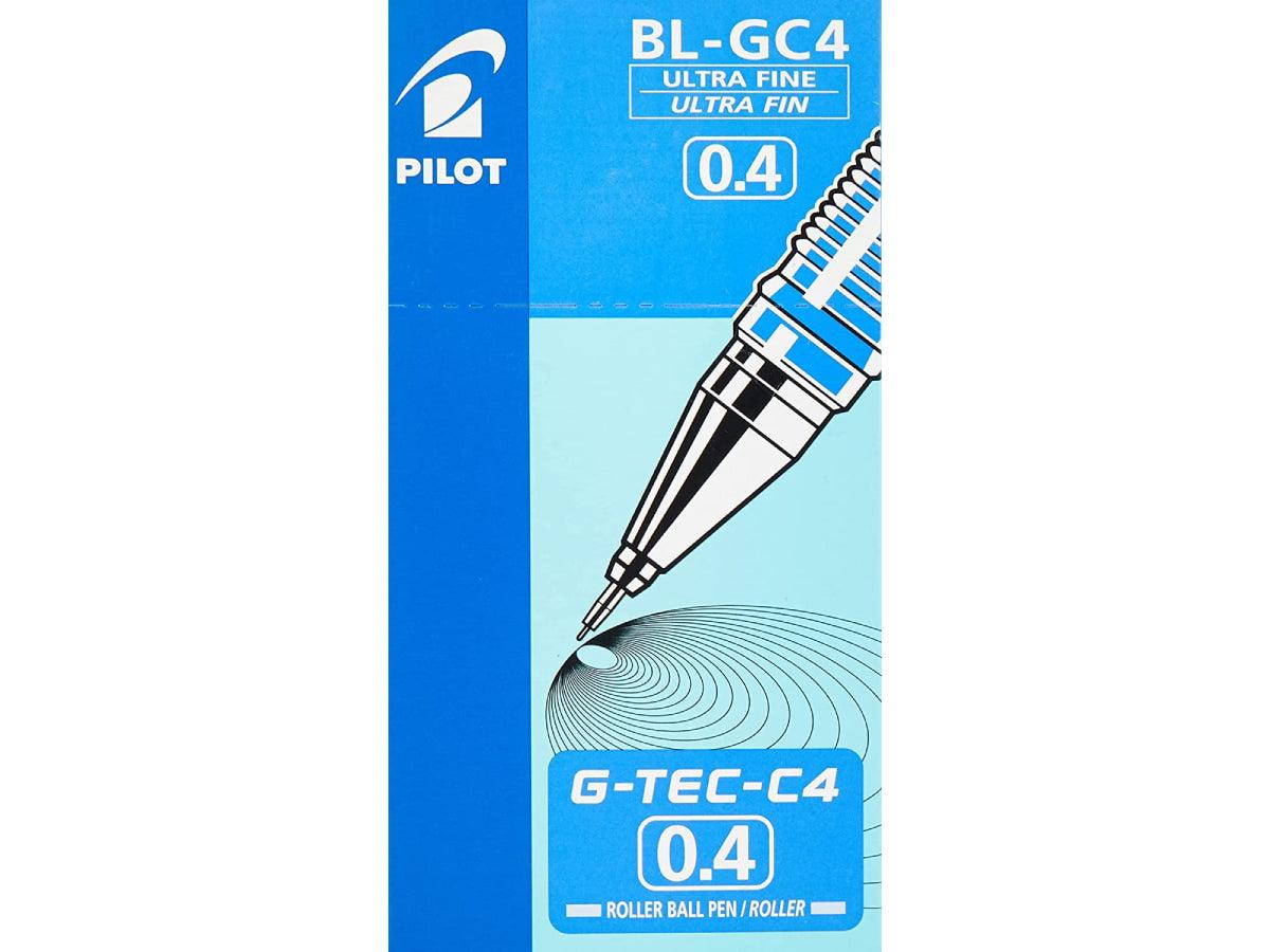 Pilot GTec C4 Gel Ink Rolling Ball Pens, Ultra Fine Point (0.4mm), Blue, 12pcs/box - Altimus