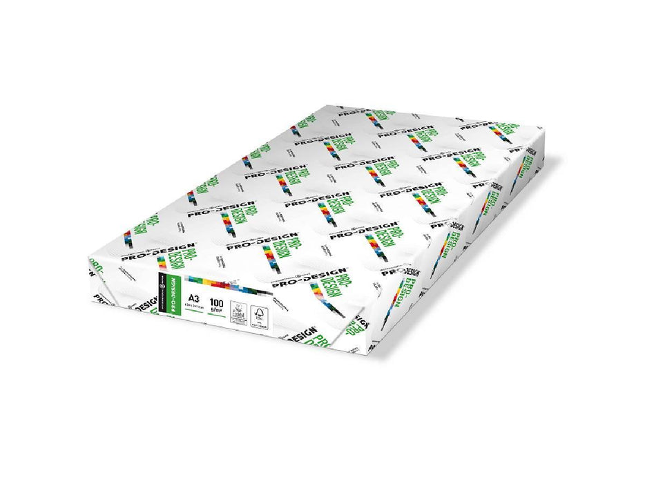 Pro Design Color Laser Copy Paper White A3 Size 100gsm 500sheets-ream - Altimus