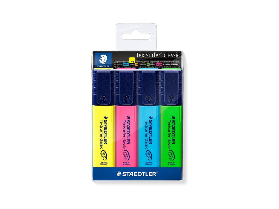 Staedtler Textsurfer Highlighter-Assorted Color, (Pack of 4) - Altimus