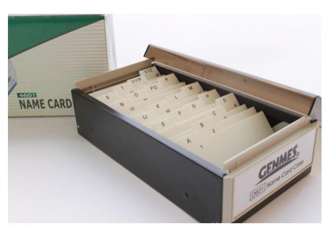 GENMES Business Card Case with A-Z Index, 600 Cards - Altimus