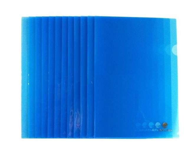 Atlas Clear L Folder F/S, 12/pack, Blue - Altimus