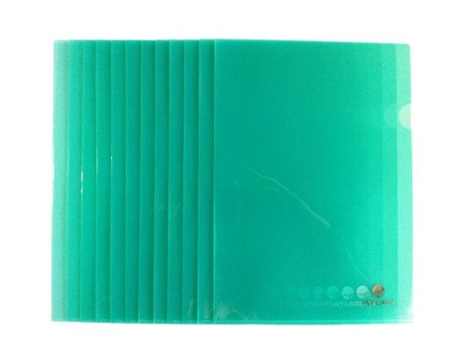 Atlas Clear L Folder F/S, 12/pack, Green - Altimus