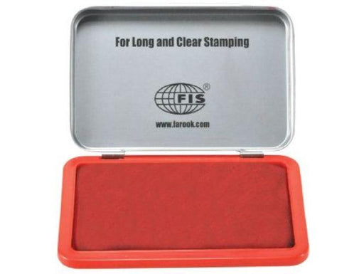 Stamp Pad 122 x 84 x 14mm, Red (FSSM3RE) - Altimus