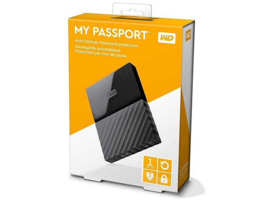 WD 1TB My Passport External Hard Drive (WDBYNN0010BBK-WESN) - Altimus