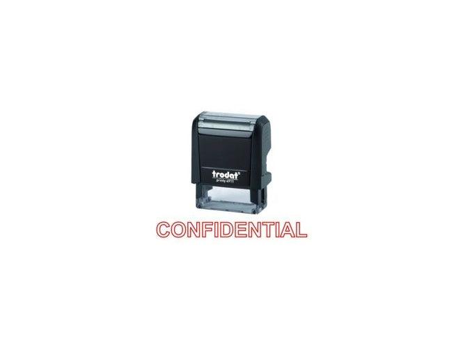 Trodat Printy 4911 Stamp "CONFIDENTIAL" - Red - Altimus