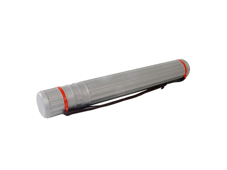 Plastic Drawing Tube 8 x 64-108 cm, Silver - Altimus