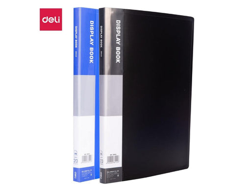 Deli Clear Book A4 Assorted Colors, 20 Pockets, E38145 - Altimus