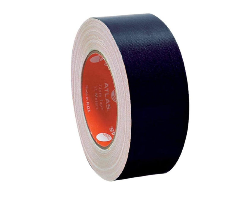 Atlas Cloth Tape Heavy Duty 3" x 25 meters, Black - Altimus