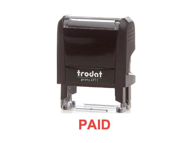Trodat Printy 4911 Stamp "PAID" - Red - Altimus