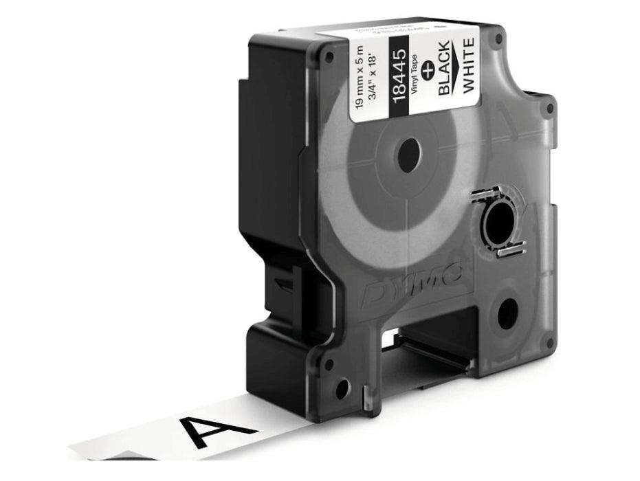 Dymo Rhino 18445 Vinyl 19mm Black on White Tape - Altimus
