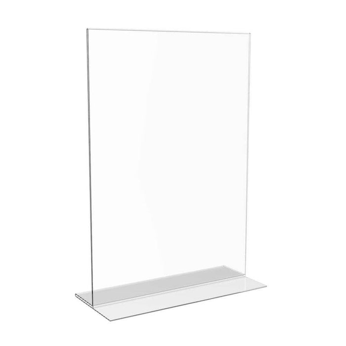 Acrylic Sign Holder A3, T-Base, Portrait - Altimus