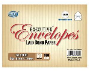 White Envelope 4.5"x3", 50pcs-pack (Cream) - Altimus