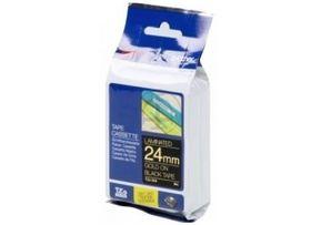 Brother P-touch 24mm TZ-354 Laminated Tape, 8 m, Gold on Black - Altimus