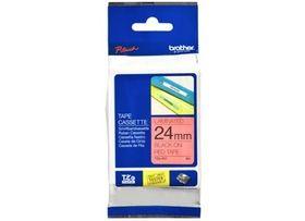 Brother P-touch 24mm TZ-451 Laminated Tape, 8 m, Black on Red - Altimus