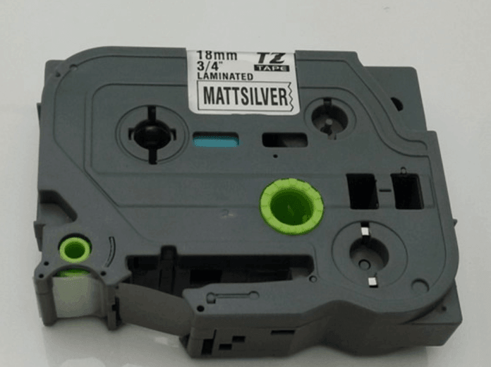 Brother P-touch 18mm TZ-M941 Laminated Tape 8m Black on Matt Silver - Altimus