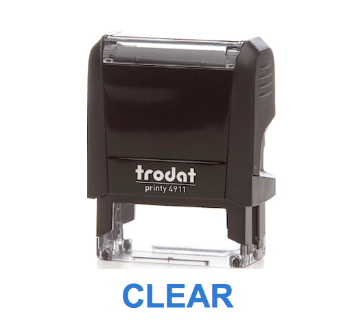 Trodat Printy 4911 Stamp "CLEAR" - Blue - Altimus