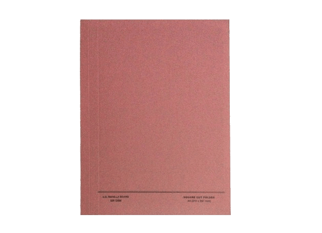Square Cut Folder A4, 10-pack, Pink - Altimus