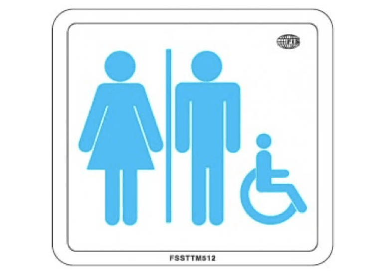 Sticker Restroom (M - W - D) - Altimus
