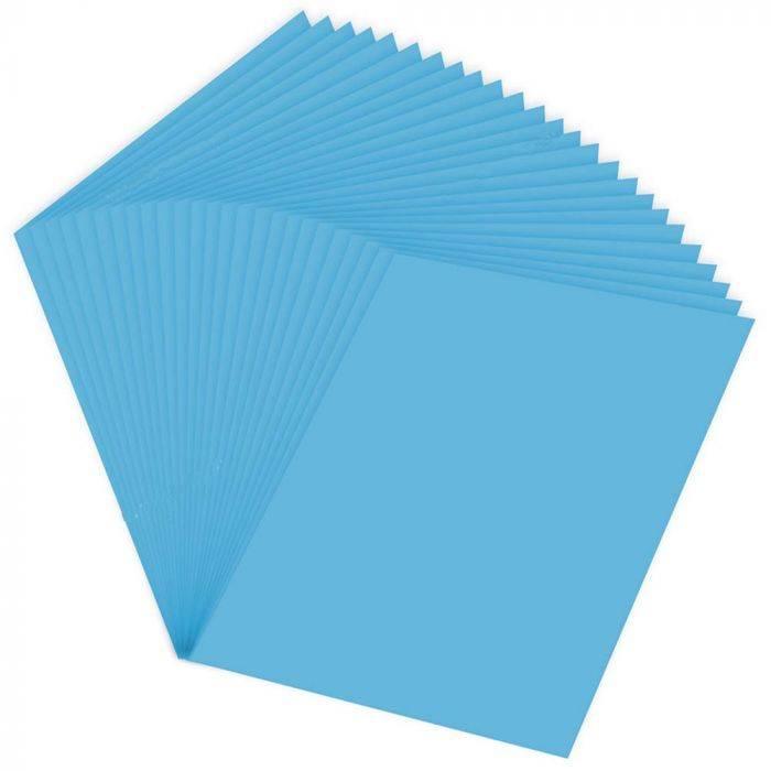 Folia Photo Mounting Board Rough Surface 70x100cm, 220gsm, Sky Blue Color, 25pcs-pack (FOCH62221-25-30) - Altimus