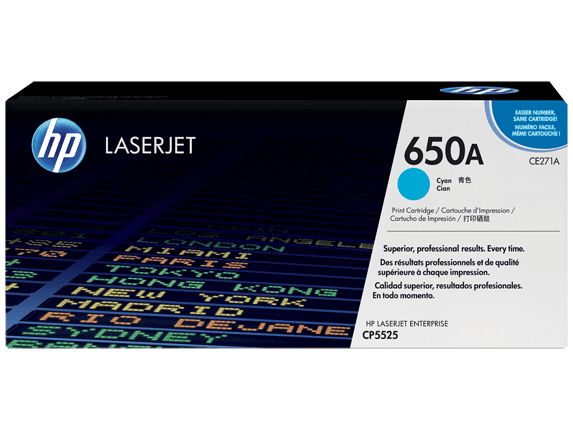 HP 650A Cyan Print Cartridge (CE271A) - Altimus