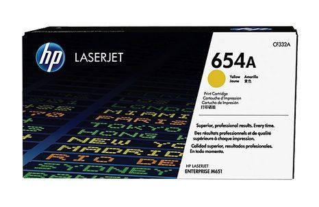 HP 654A Yellow Original LaserJet Toner Cartridge (CF332A) - Altimus