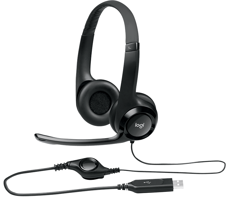 Logitech USB Headset H390 with Noise Cancelling Microphone - Altimus