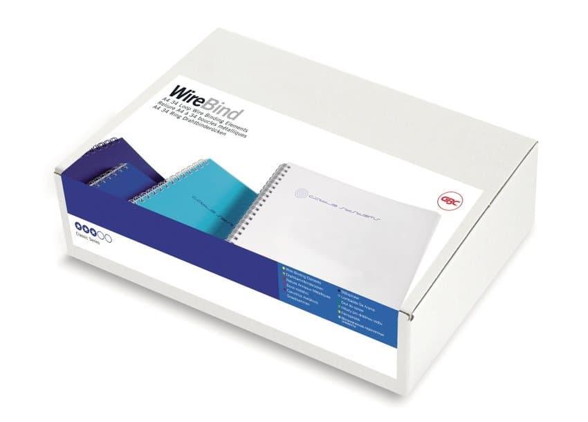 GBC Binding Wire 3:1 8mm 100pcs/box Silver - Altimus