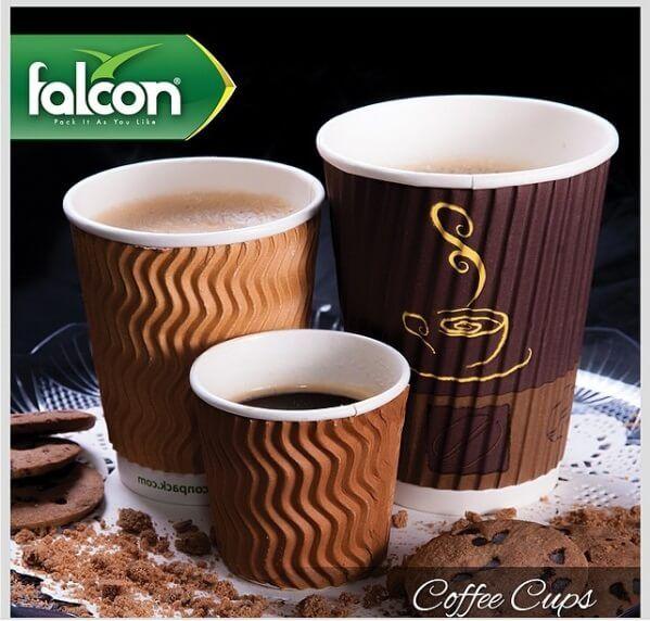 Falcon Rippled Paper Cup, 8oz. 25pcs/pack - Altimus