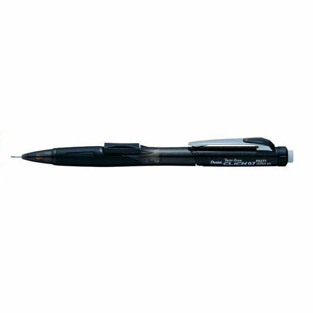 Pentel PD277T-A Twist Erase Click Mechanical Pencil - 0.7mm - Black (12pcs-box) - Altimus