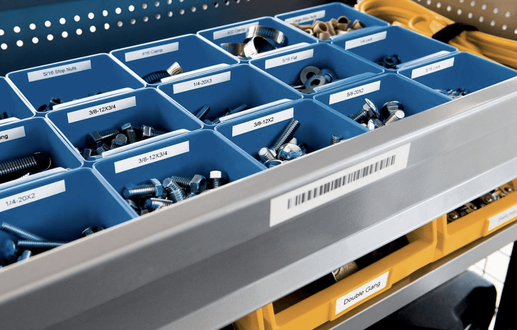 Dymo 1734523 Rhino 24mm Black On White Polyester Tape (DYS0773830) - Altimus