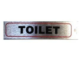Sticker "TOILET" 17x4cm - Altimus