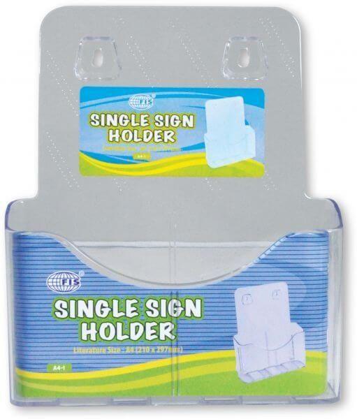 Transparent Sign Holder, A4 Single Layer (FSNAA4-1) - Altimus