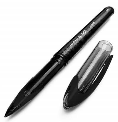 Uni-ball UBA-188-M Air Micro Pen - 0.5mm, Black (Pack of 12) - Altimus