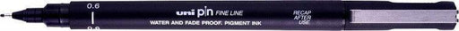Uni Pin Fine Line 0.6mm Black 12pcs-Pack - Altimus