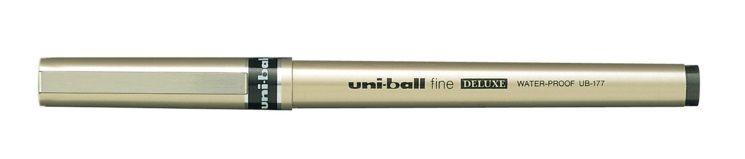 Uniball Fine Deluxe Roller Pen 0.7mm, Green - Altimus