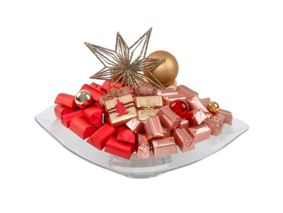 Patchi Glass Tray, 1200g (34 x 34x 10 cm)