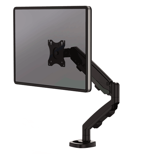 Fellowes Eppa™ Single Monitor Arm - Black (9683101) - Altimus