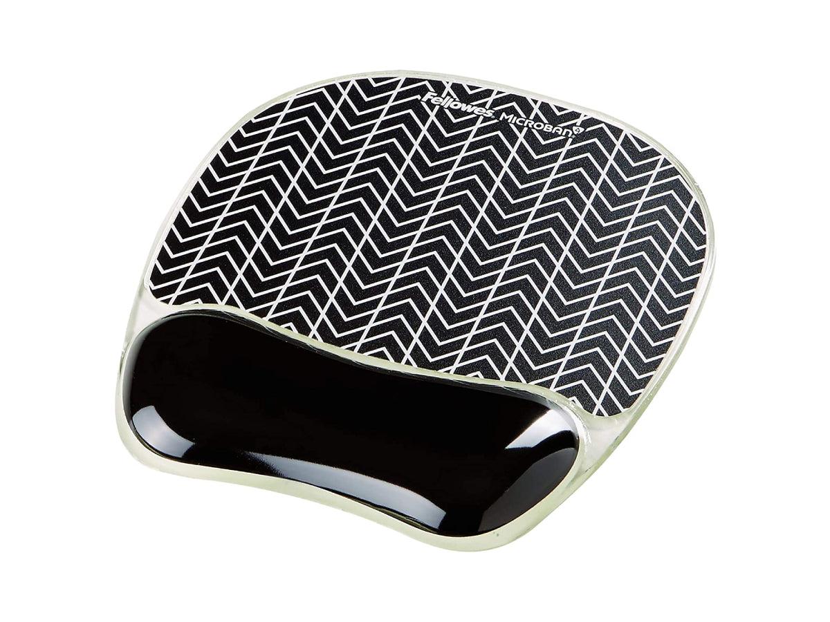 Fellowes Photo Gel Mouse Pad Wrist Support - Chevron (FEL 9653401) - Altimus