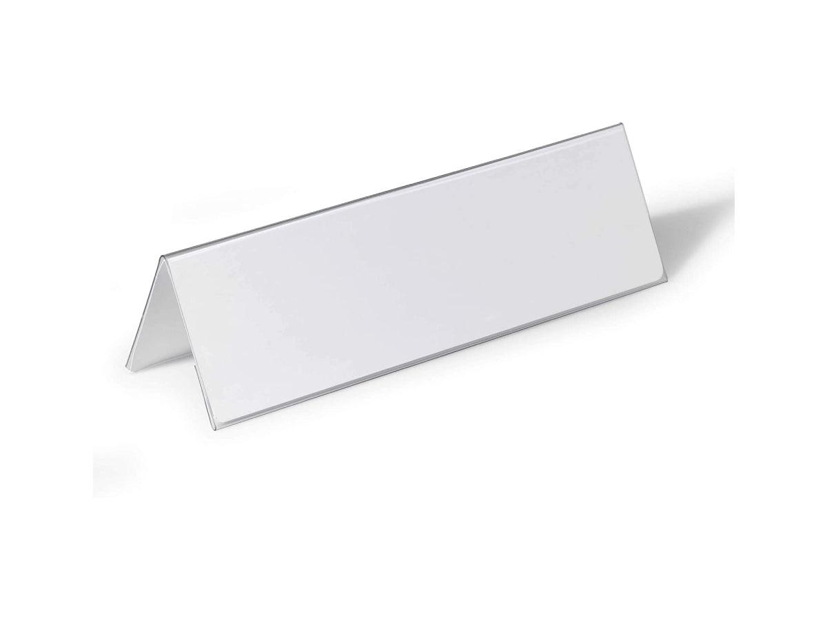 Durable Table Place Name Holder, 61/122 x 150 mm, Transparent - Altimus