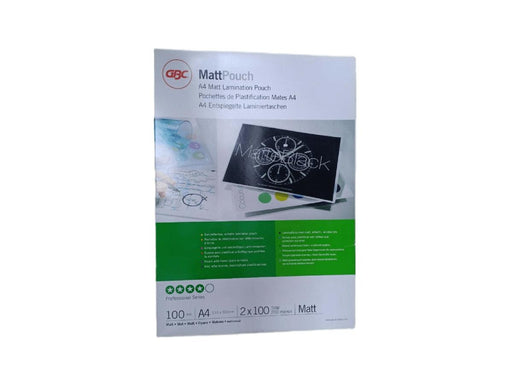 GBC Laminating Pouch Matt A4 size 100 Microns Pack Of 100 (107S3740491) - Altimus