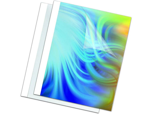 Fellowes Thermal Binding Cover A4, 1.5mm, 100/box, Clear Front Cover, Back and Spine White - Altimus