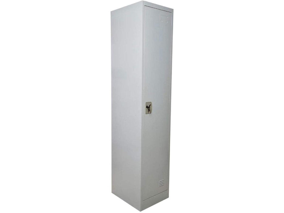 Rexel Single Door Locker, 180x37.5x46 cm. RXL201ST (Grey) - Altimus