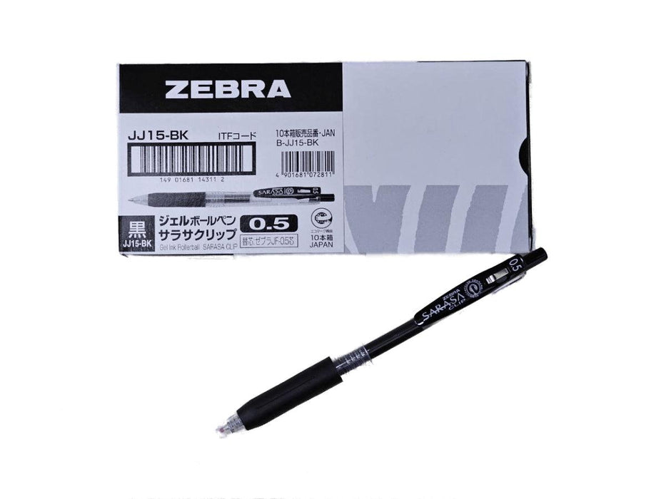 Zebra Sarasa Clip 0.5mm 10pcs/pack Black - Altimus