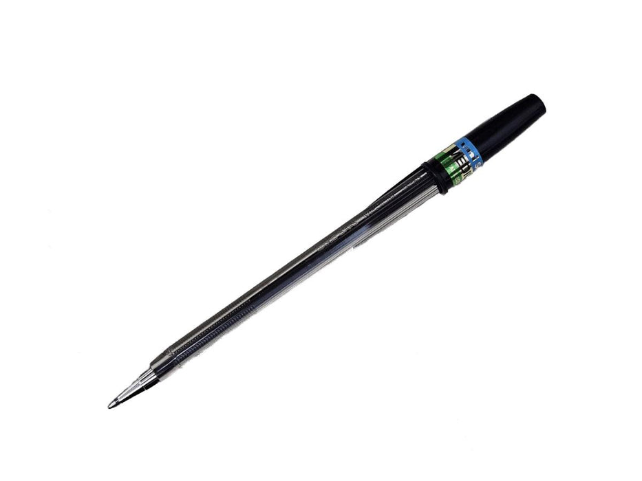 Uniball SA-S Medium Ball Point Pen - BLACK, (Pack of 12) - Altimus