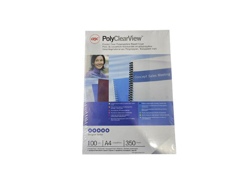 GBC Polyclear Frost Binding Cover, 350mic, [Pack of 100] - Altimus