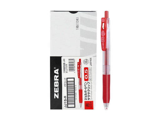 Zebra Sarasa Clip 0.5mm 10pcs/pack Red - Altimus